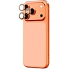 „AmazingThing“ lęšių stiklas, skirtas „iPhone 17 Pro“ / „Pro Max“ – su oranžiniu rėmeliu