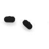 Hurtel Set of 2 Dust Covers Garmin Fenix 5/5S/5X/6/6S/6X/7S/X/PRO - dėklas laikrodžiui juodos spalvos