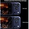 „Tech-Protect Camring Fit+“ kameros dėklas, skirtas „iPhone 14 Pro / Max / 15 Pro / Max / 16 Pro / Max / 17 Pro / Max“ - oranžinis