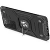 Wozinsky Šarvuotas hibridinis dėklas su magnetiniu laikikliu, skirtas „Samsung Galaxy S22 Ultra Ring Armor“ – mėlynas