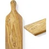Alyvuogių medžio serviravimo lenta su rankena 400 x 140 x 18 mm - Hendi 505250