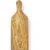Alyvuogių medžio serviravimo lenta su rankena 400 x 140 x 18 mm - Hendi 505250