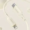 Dudao L7SE 3in1 USB-A – 2x USB-C / Lightning 66W kabelis 1.2m – beige