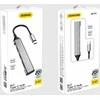 Dudao HUB 4in1 USB-C – 4x USB-A (3 x USB2.0 / USB3.0) 6.3cm juodos spalvos (A16T)