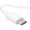 Dudao X3C į ausis įkišamos su laidu USB-C ausinės 1.2m - baltos spalvos