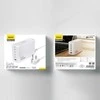 Dudao A228EU GaN įkroviklis 1x USB-A 4x USB-C PD 228W - baltos spalvos