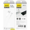 USB kabelis Dudao (L4ST) type-C (2A) baltas (1m)