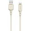 Dudao L7SL USB-A – Lightning 5A kabelis 1m – beige
