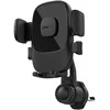 Dudao F2N smartphone holder for 360° air vent – juodos spalvos