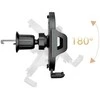 Dudao F2+ smartphone holder for the air vent with clamp - juodas