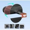 Dudao F2+ smartphone holder for the air vent with clamp - juodas