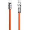 USB-C į USB-C besisukantis kabelis Dudao L24CC 120W 1m (oranžinė)