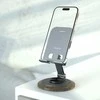 Dudao F17M 360° metalinis telefono stovas – pilkos spalvos