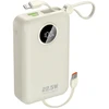 Dudao K14+ Powerbank 20000mAh 22.5W USB-C / USB-A / Built-in Lightning and USB-C Cables - Baltas