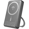 Dudao K28 10000mAh PD 22.5W MagSafe Powerbank with Metal Case and Ring Stand – pilkos spalvos