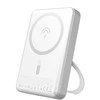 Dudao K28 10000mAh PD 22.5W MagSafe Powerbank with Metal Case and Ring Stand – sidabro spalvos