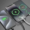 Dudao K14S Magnetic Power Bank 20W 5000mAh 1x USB-A 1x USB-C - Juodas