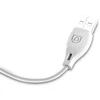 Dudao USB Type C 2.1A 1m baltas cable (L4T 1m baltas)