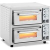Elektrinė krosnelė Royal Catering Profesionali dviejų kamerų picos orkaitė 2 picoms. 35 cm 4400 W