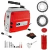 Elektrinio vamzdžių valymo stūmoklio mašinos sk. 20–150 mm MSW POWER DRAIN CLEAN 2.3E + priedai