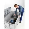 Europlast Austria Dėžės padėklų dėžės konteineris 610L su padėklu ir dangteliu 120x100x76 cm UN ADR