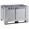 Europlast Austria Dėžės padėklų dėžės konteineris 610L su padėklu ir dangteliu 120x100x76 cm UN ADR