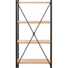 Frommstarck Knygų spinta knygoms, dekoracijoms, loft industrial, max 150 kg, 6 LENTYNOS