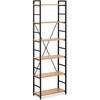Frommstarck Knygų spinta knygoms, dekoracijoms, loft industrial, max 150 kg, 6 LENTYNOS