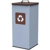 Gsg24 Metalo atliekų rūšiavimo dėžė 30x30x70cm 60L BIO - rudas dangtelis