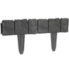 Gsg24 Palisade vejos apvadu imitacinis akmuo STONE 2,5m - pilkas