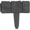 Gsg24 Palisade vejos apvadu imitacinis akmuo STONE 2,5m - pilkas