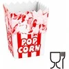 Gsg24 Kartoninė dėžutė PopCorn 7x11,5x9cm MAŽAS 0,5L 100 vnt.