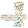 Gsg24 BIO ekologiški popieriniai šiaudeliai PAPER STRAWS 6/205mm - maišyti 500 vnt.