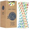 Gsg24 BIO ekologiški popieriniai šiaudeliai PAPER STRAWS 6/205mm - maišyti 250 vnt.