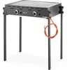 Hendi MASTER PRO Juodas dujinis grilis 790 x 560 mm 11,6 kW