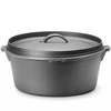 Hendi Ketaus katilas, medžioklės puodas virš ugnies sriuboms ir troškiniams. 310 x 155 mm 7,2 l