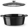 Hendi Emaliuotas ketaus puodas, ovalus, 6,88 l, 405x255x134 mm