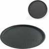 Hendi Neslystantis padavėjo padėklas, apvalus, skersmens. 35cm - juoda