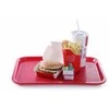 Hendi Taca su polipropylenu Fast Food 35x45cm - raudona