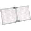Hillvert Augalų augimo lempa viso spektro 60 x 24 cm 468 LED 220 W sidabrinė