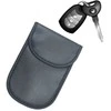 Hurtel Apsaugos nuo vagystės automobilio raktelių dėklas blokuoja radijo bangas Keyless Faraday Box dangtelis Faraday narvas 14 cm su 10 cm juodu