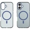 Hurtel Dėklas Magnetic Abrasive skirtas Apple iPhone 17 suderinamas su MagSafe – mėlynos spalvos