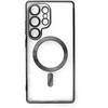 Hurtel Electroplated dėklas su MagSafe galvanized skirtas iPhone 16e – juodas