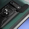 Hurtel Dėklas Hybrid Armor Camshield skirtas Apple iPhone 17 Air šarvuotas su stoveliu ir kameros apsauga – juodos spalvos