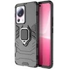 Hurtel Dėklas Armored Case for Xiaomi 13 Lite Magnetic Holder Ring Armor juoda