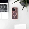 Hurtel Glitter dėklas su MagSafe skirtas Apple iPhone 16e – rožinės spalvos