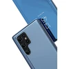 Hurtel Dėklas pokrowiec do Samsung S24 Ultra su klapką Clear View Case - mėlyna