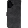 Hurtel Leather Book Apple iPhone 16 – dėklas telefonui juodos spalvos
