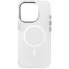 Hurtel Glitter MagSafe Apple iPhone 16 Pro – dėklas telefonui baltos spalvos