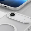 Hurtel Dėklas Magnetic Abrasive skirtas Apple iPhone 17 Air suderinamas su MagSafe – baltos spalvos